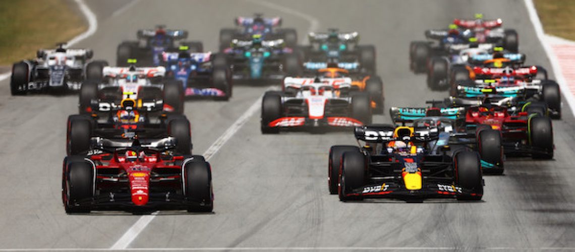 F1 race cars